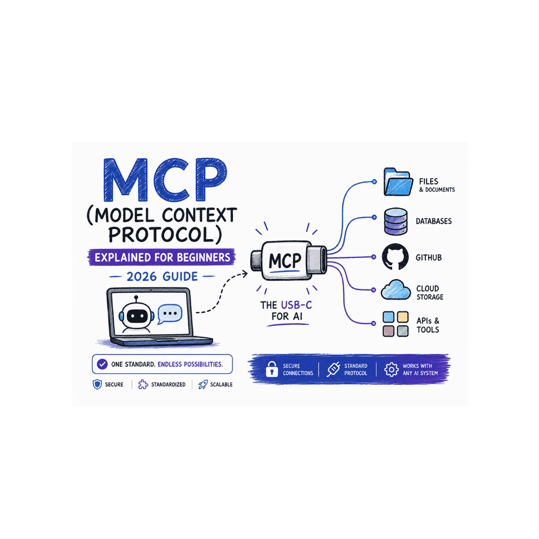 MCP (Model Context Protocol) Explained for Beginners: How AI Connects to Tools, APIs & Data (2026)