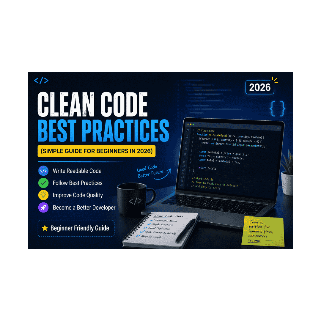 Clean Code Best Practices (Simple Guide for Beginners in 2026)
